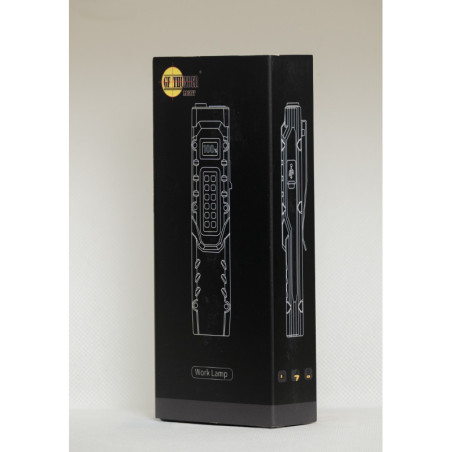 LAMPARA  ULTRA DELGADA DE ALUMINIO ULTRA LIGERA CON CLIP (90g)