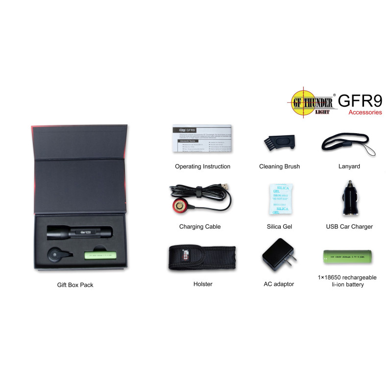 Flashlight Rechargeable GFR9